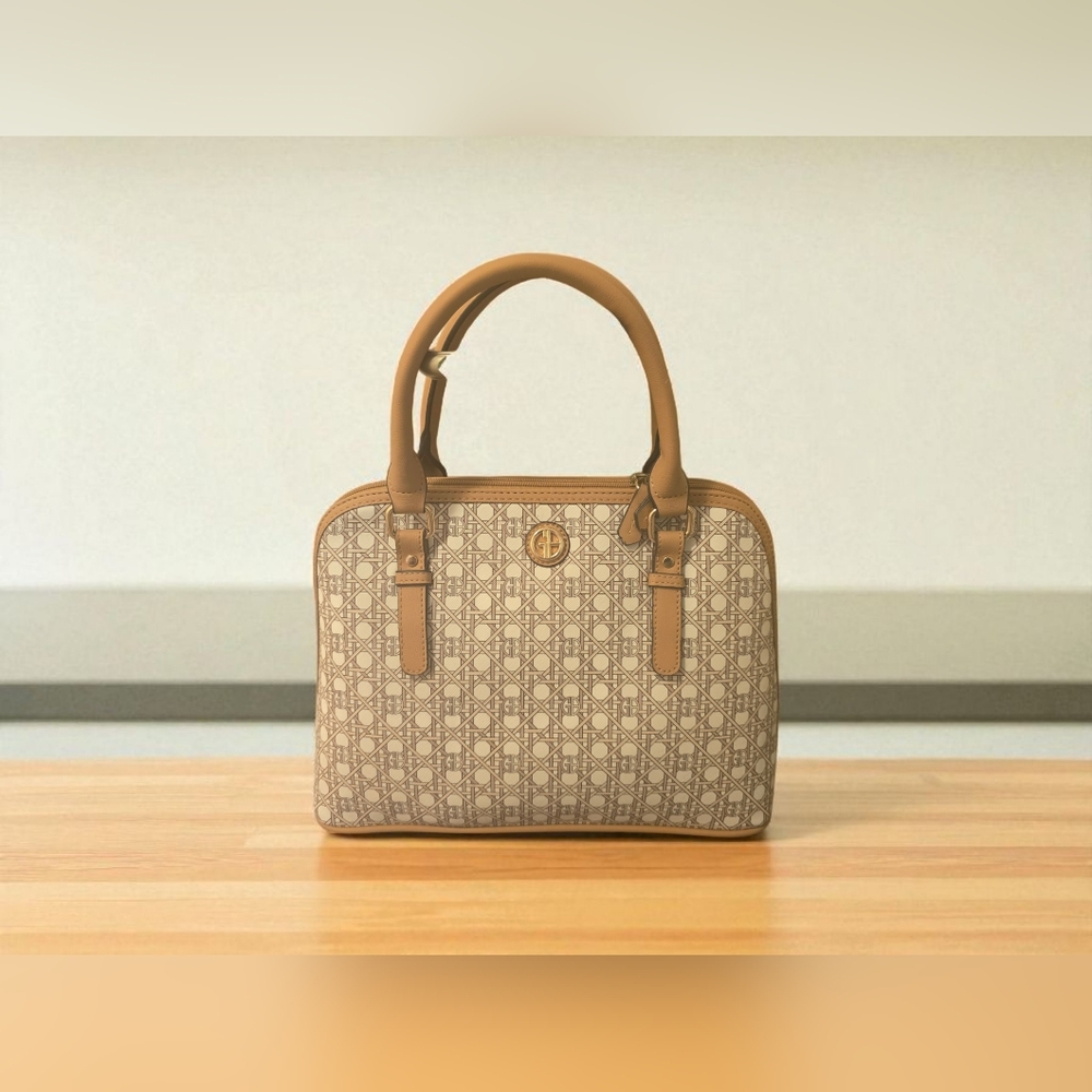 Giani Bernini Saffiano Tan Designer Handbag